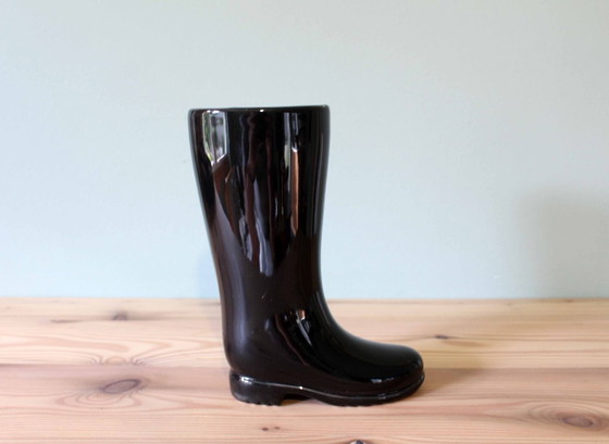Image 1 of Vintage ceramic "boot" vase