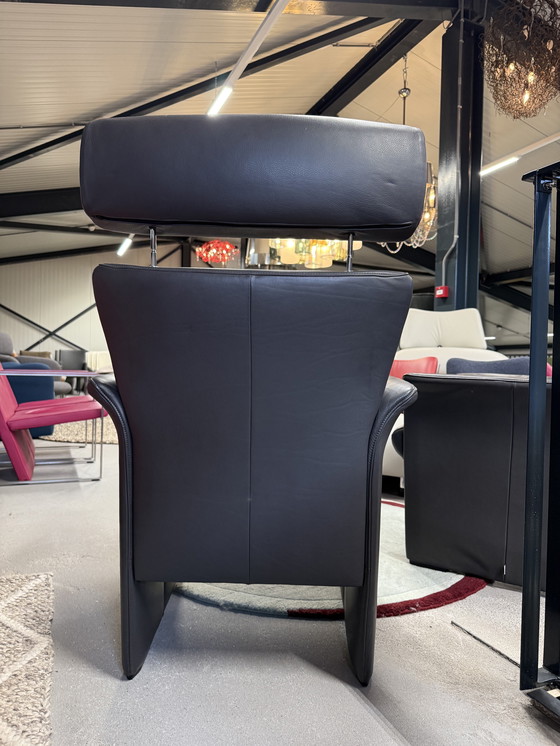 Image 1 of 2 Jori Aqua Fauteuils Grijs Leer