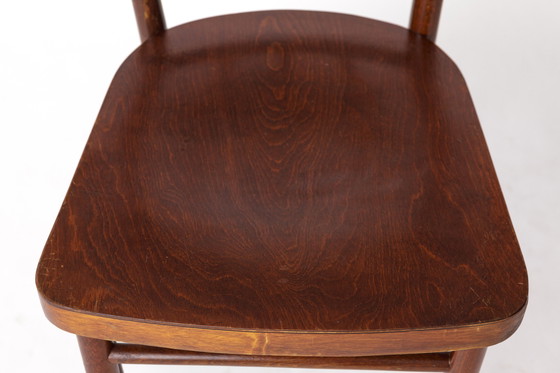 Image 1 of Pair of Soviet Beech Dining Chairs – 1978 Vintage, Refurbished Wood Frame