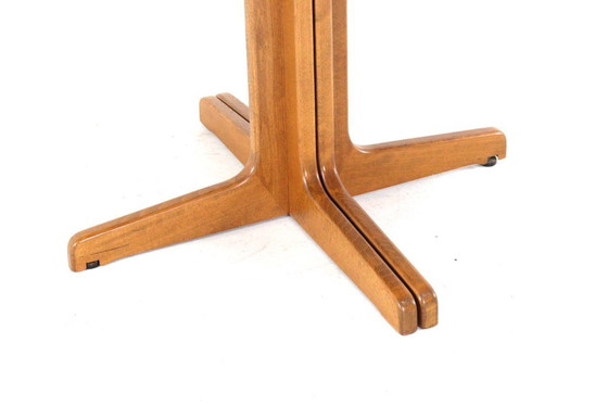 Image 1 of Thonet round 2x extendable dining table vintage table