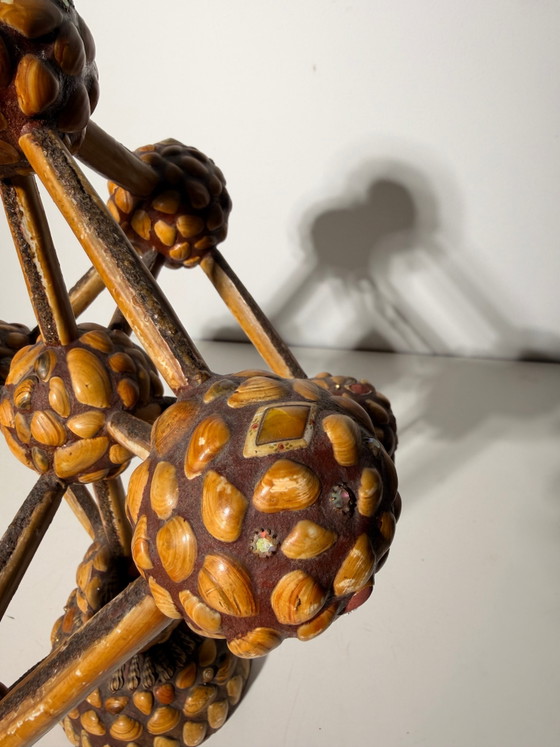 Vintage Handmade Atomium Folk Art Model – Brussels Expo 58 – Decoration (photo 4 of 7)
