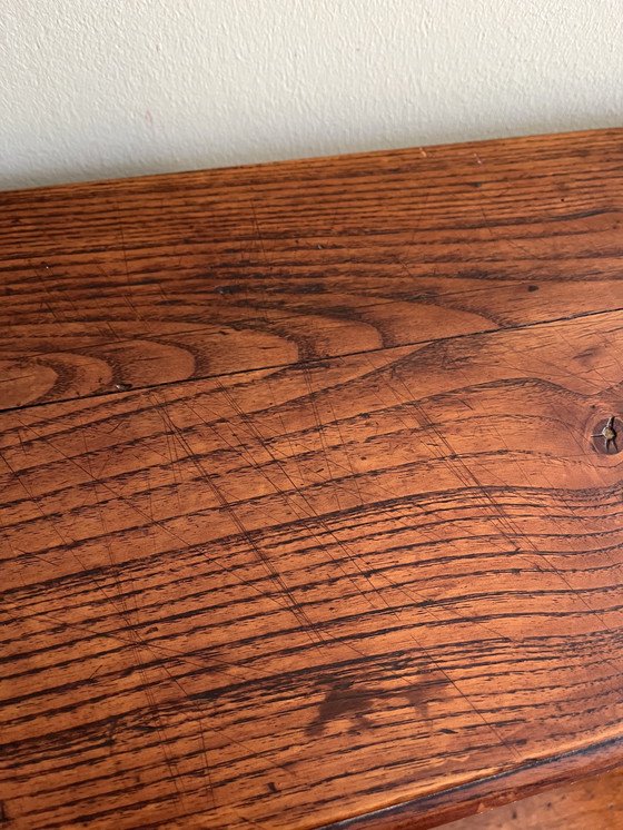 Image 1 of Scrivania a più livelli in noce