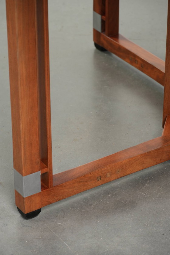 Image 1 of Round vintage Art Deco design dining table by Schuitema for 4 people from the Decoforma series