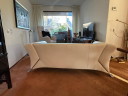 2.5-seater sofa Rolf Benz - leather - white