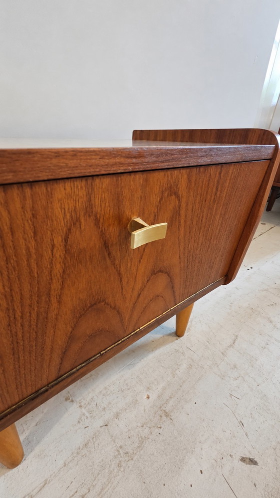 Comodini Vintage Mid-Century – Brass, Wood (photo 2 of 5)