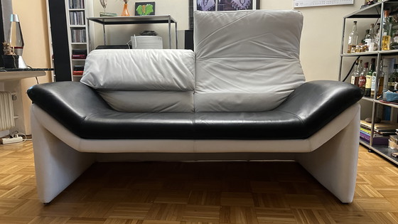 Image 1 of Cor Design Sofa leather black-white