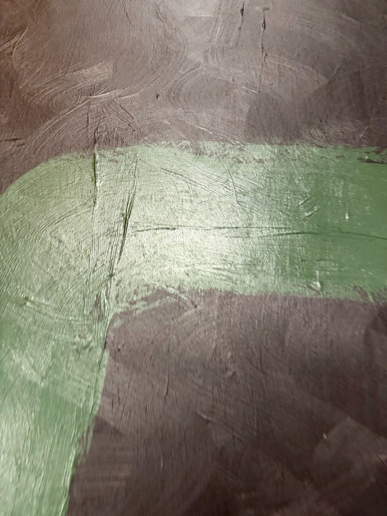 Image 1 of Zeitgenössische minimalistische abstrakte Gemälde – 2er-Set