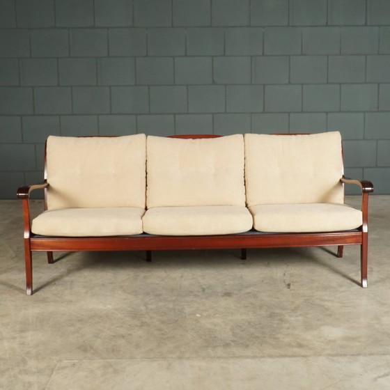 Image 1 of Vintage bench – mahogany – 1960s/70s