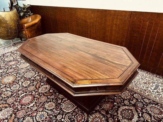 Classic English hexagonal Conference table dining table – Wood (photo 6 of 16)