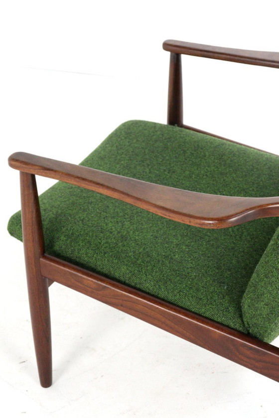 Image 1 of Hartmut Lohmeyer voor Wilkahn fauteuil vintage gestoffeerd