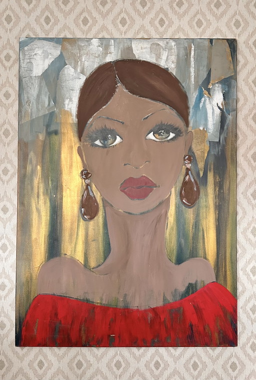 Pintura acrílica sobre lienzo