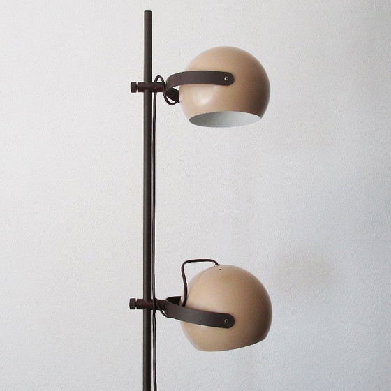 Image 1 of Lampada da terra vintage Anvia anni '70 con due lampadine regolabili