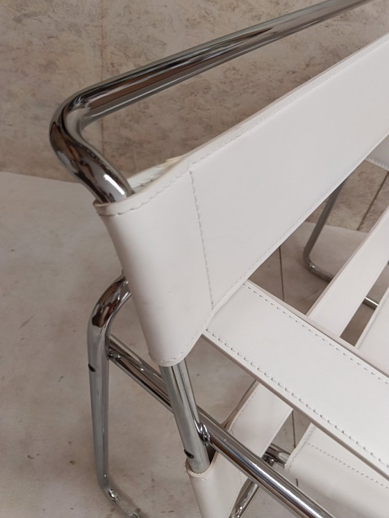 KNOLL Studio Poltrona WASSILY B3 NUOVA, in Cuoio Bianco – Poltrone, Leather (photo 44 of 83)