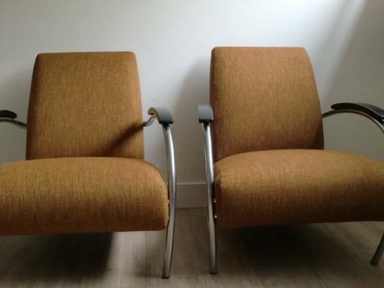 Image 1 of Gelderland Fauteuil 5470 Design Jan Des Bouvrie Als Nieuw 2x