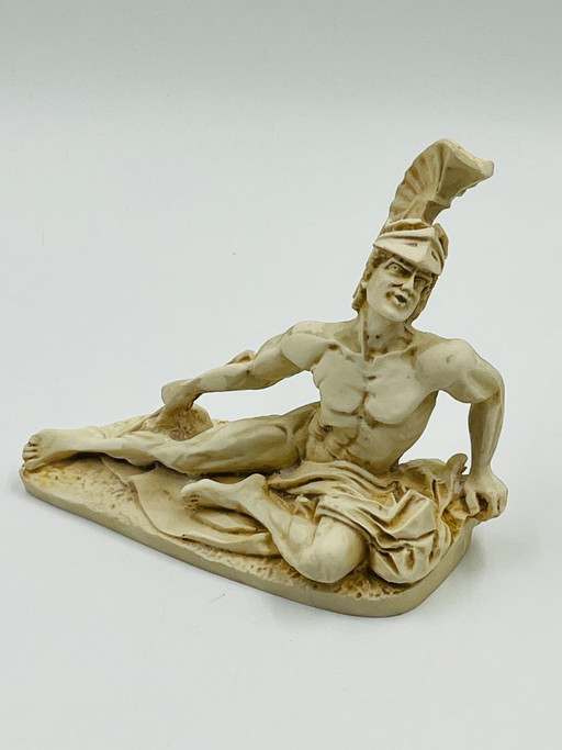 Sculture della morte di Achille in alabastro