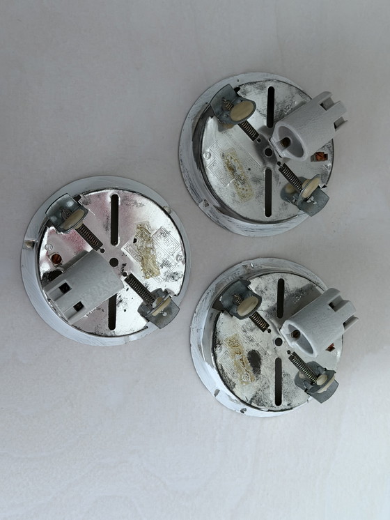 Image 1 of 3x Vintage RZB DKN Ceiling Lamp