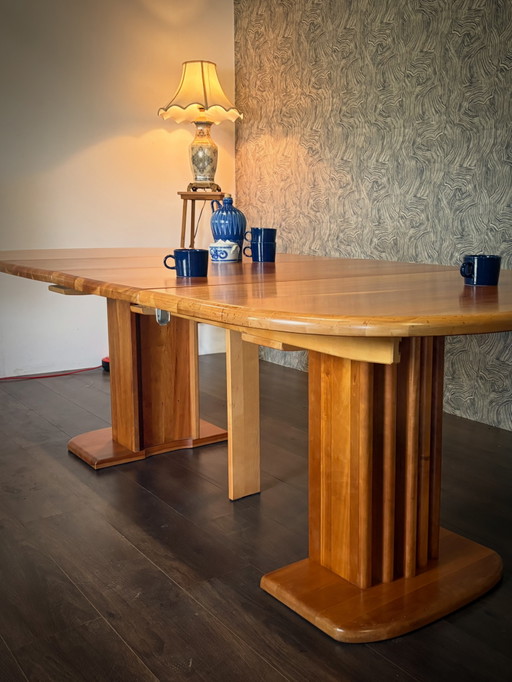 Mid Century Oak Dining Table – eettafels, Wood (photo 2 of 7)