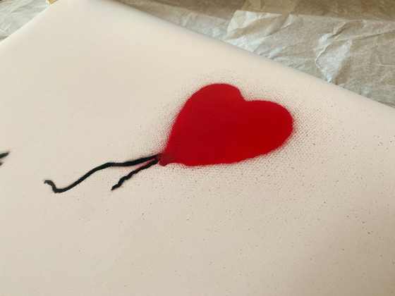 Image 1 of Mädchen mit Ballon – Banksy 2002 – Poster 50 × 70 cm