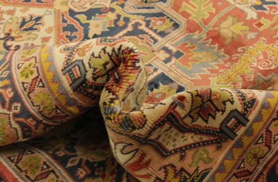 Image 1 of Teppich Handgeknüpft Heris Orientteppich 336 x 242 cm Perserteppich Antik Design