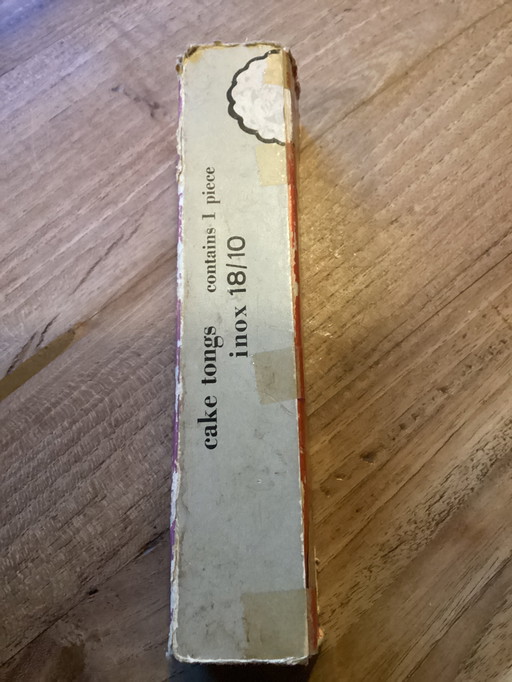 Vintage doosje uit 1950-1960 avec klem voor taart de gebak van Allesi