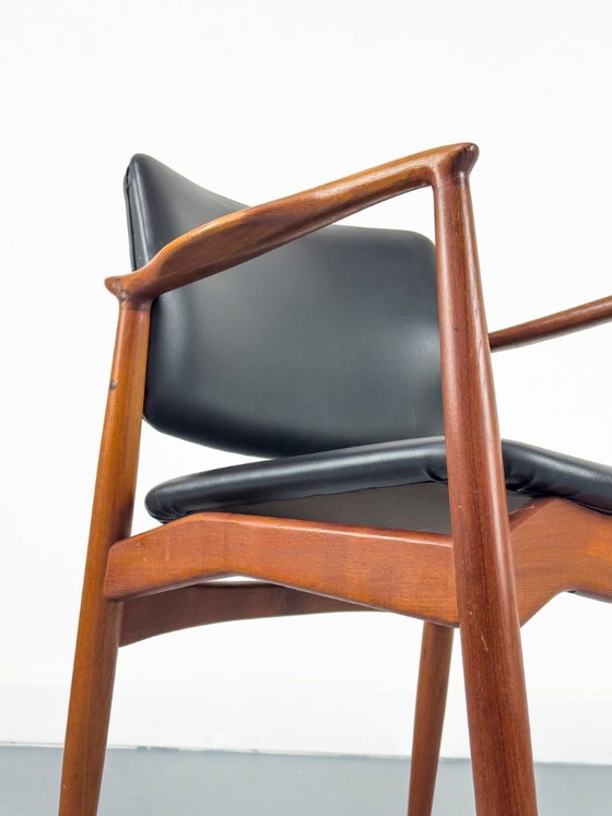 Teak Armchair by Erik Buch for Ørum Møbelfabrik, 1960s – Örum, Esszimmerstühle, Wood (photo 23 of 24)