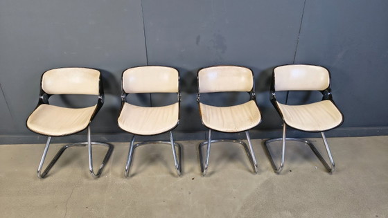 Image 1 of Ensemble de chaises à repas Arpège Étienne Fermigier pour Baumann, 1970