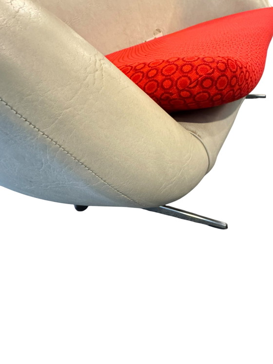 Space Age Woonbank en Stoelen – Zithoek, Metaal, Textiel, 1990 (photo 7 of 8)