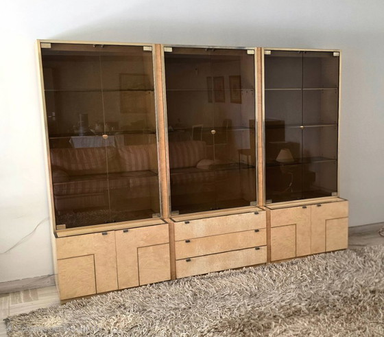 Set di tre vetrine di Jean-Claude Mahey per Roche Bobois, anni '70. – Wood (photo 6 of 18)