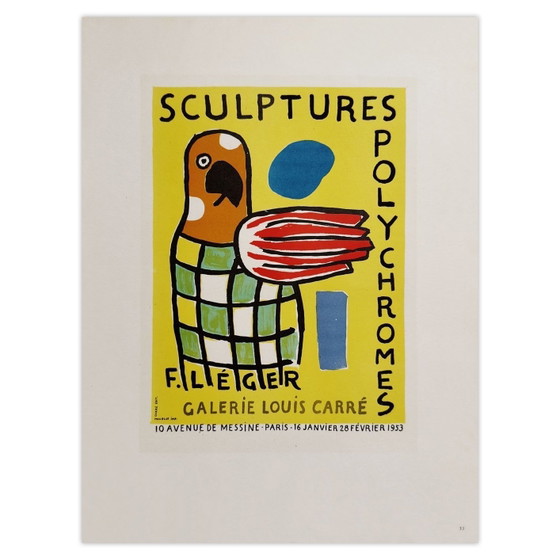 Image 1 of Fernand LÉGER AF 1953 - Galerie Louis Carré poster 1959