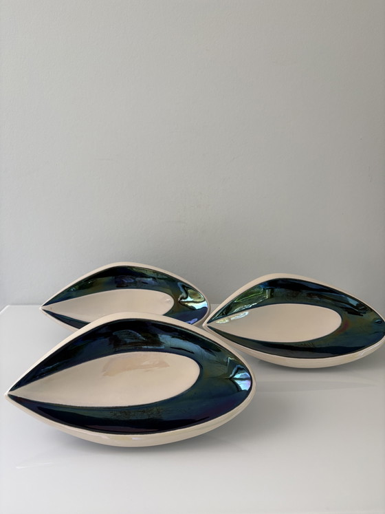 Set Van 3 Vintage 1960’s Verceram Schaaltjes, Model 6794, Frankrijk – Decoratieve objecten, Ceramic (photo 7 of 12)