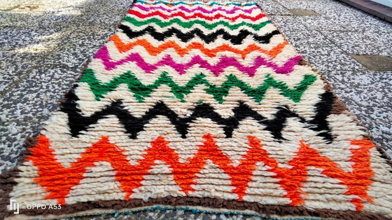 Image 1 of Handgeknoopt Berber kleed wol 214x91cm