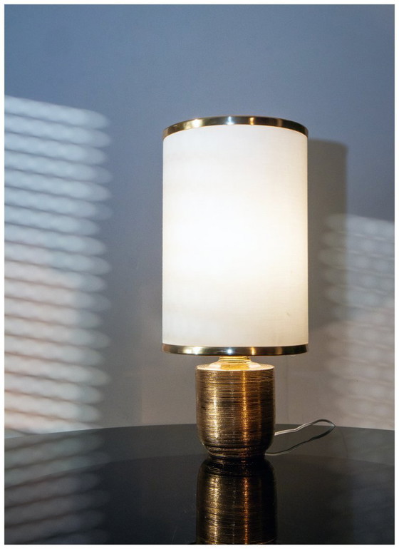 Image 1 of Pagina 1 di 9 Lampada italiana, 1960, ceramica attribuita ad Aldo Lonsi per Bitossi