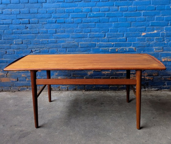 Image 1 of Tavolino da caffè vintage in teak, Danimarca, anni '60