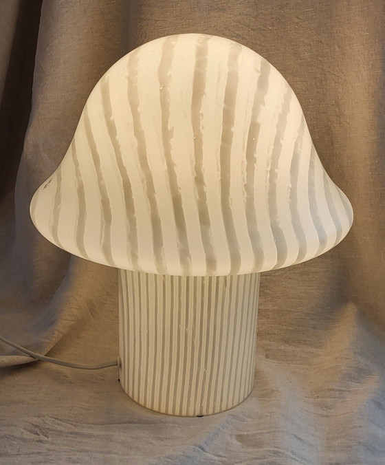 Peill & Putzler "Zebra" Mushroom Lamp (L - 37cm) – With 100% Intact Sticker – Table lamps, Glass (photo 5 of 5)