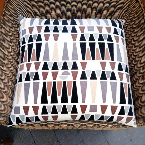 Image 1 of 2x  jaren '20 handvervaardigde rotan fauteuils