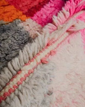 TAPIS DE LAINE MAROCAIN 200X100 – Wool, Cotton (photo 4 of 5)