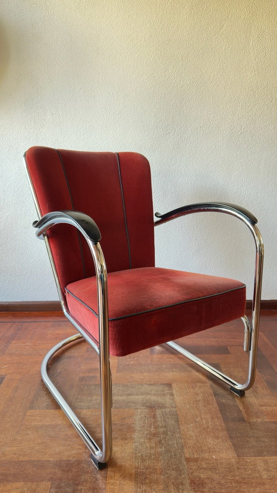 Gispen 412 Sessel – Kunststoff, Stoff (photo 2 of 10)