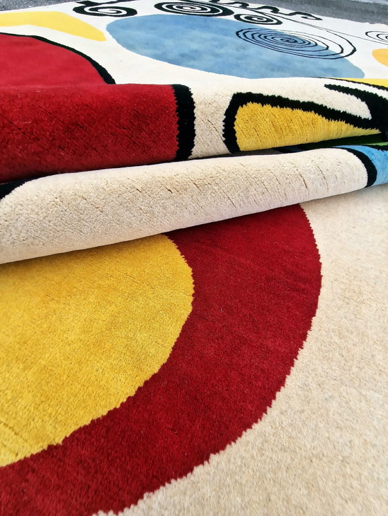 Image 1 of Alexandre Calder Style Modern Artist Carpet, 3 x 2 M, Wool, Hand-Knotted High Quality