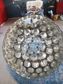Space Age Kugellampe Willemse Beleuchtung 1970er Jahre