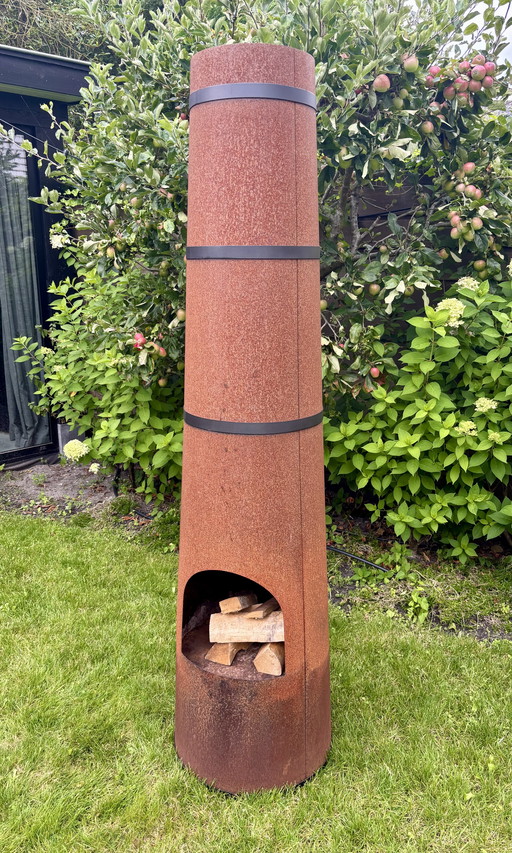 Frederik Roijé - Smokestack - buitenhaard / fireplace
