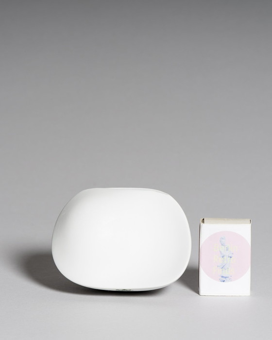 Image 1 of Curated Porcelain Duo: Lino Sabattini "Penguin" Vase (22cm) & Uta Feyl Sculptural Mini Vase – Rosenthal Studio Line, 1980s