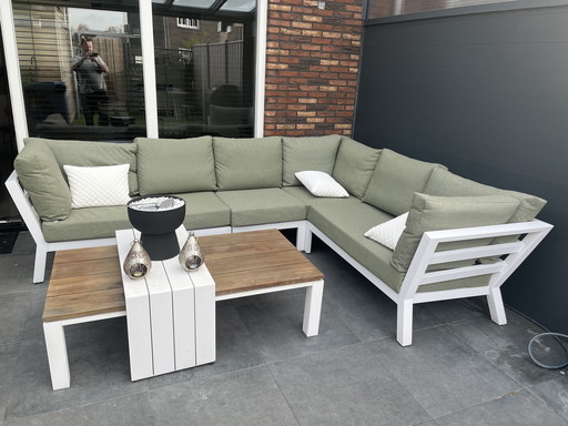 Life outdoor living lounge set with table 5 people