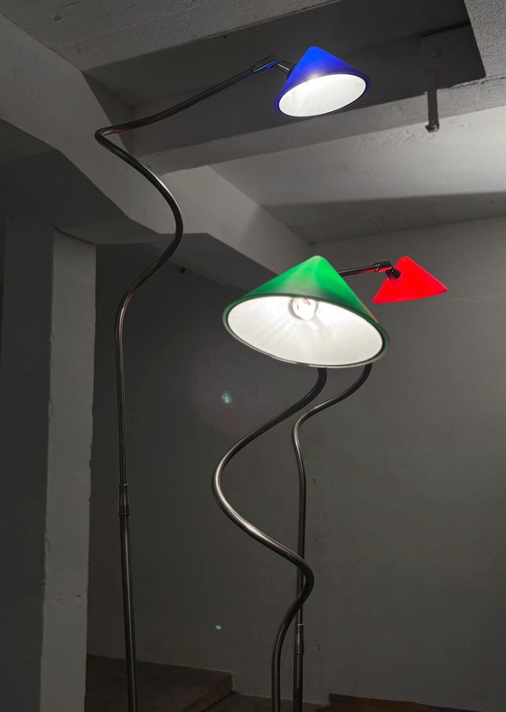 Image 1 of Lampadaire vintage Pola Design Amstelveen 