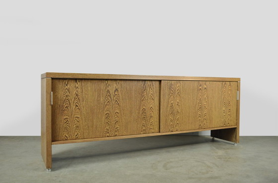 Image 1 of Credenza moderna di design olandese con finitura impiallacciata in wengé, anni '80
