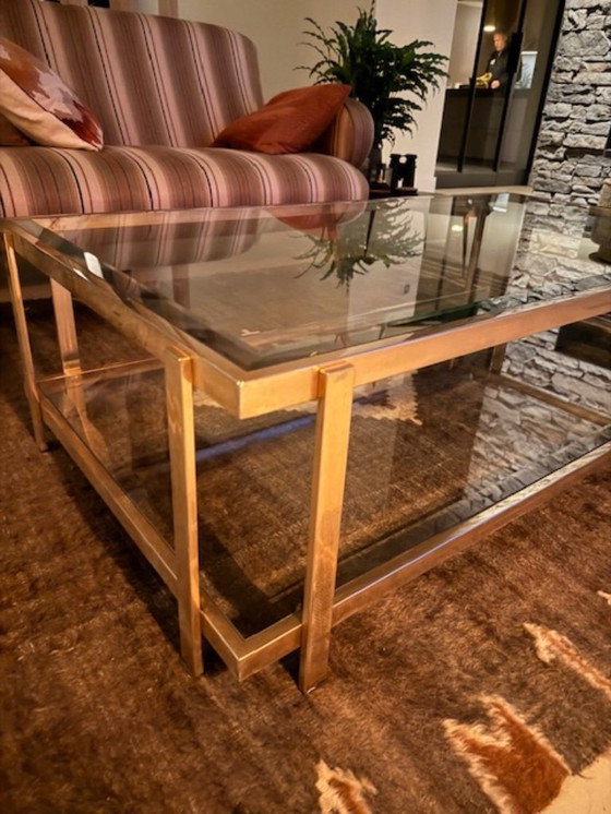 Image 1 of Tavolino da caffè/tavolino laterale Willy Rizzo / stile Hollywood Regency