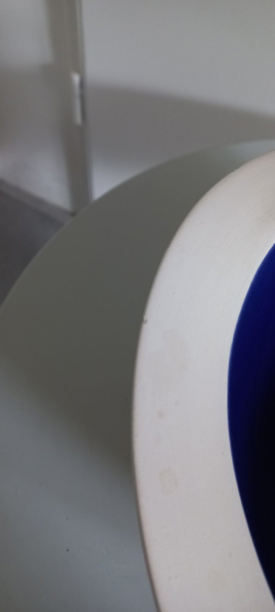 Olav Slingerland Flow Bowl Large Cobalt Blue Dutch Design Rob Popa – Sculpture, Ceramic (photo 6 of 6)