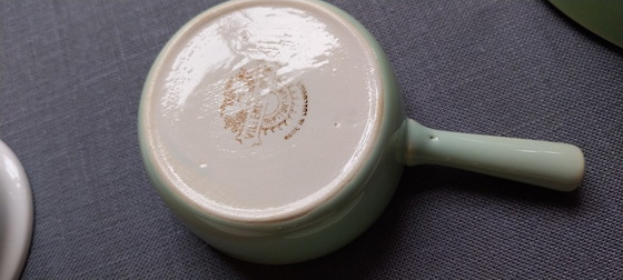 Image 1 of Villeroy & Boch VILBOFOUR (1960) – eine neue Zeitkapsel – 15-teiliges Set in Museumszustand (NOS) – inkl. legendärer Kochtopf