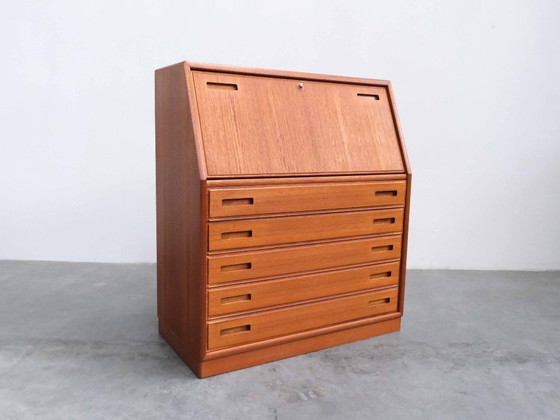 Image 1 of Segretaria vintage in teak "Dyrlund" della metà del secolo 