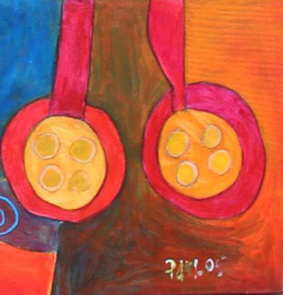 Image 1 of Gemälde „Der goldene Wald“