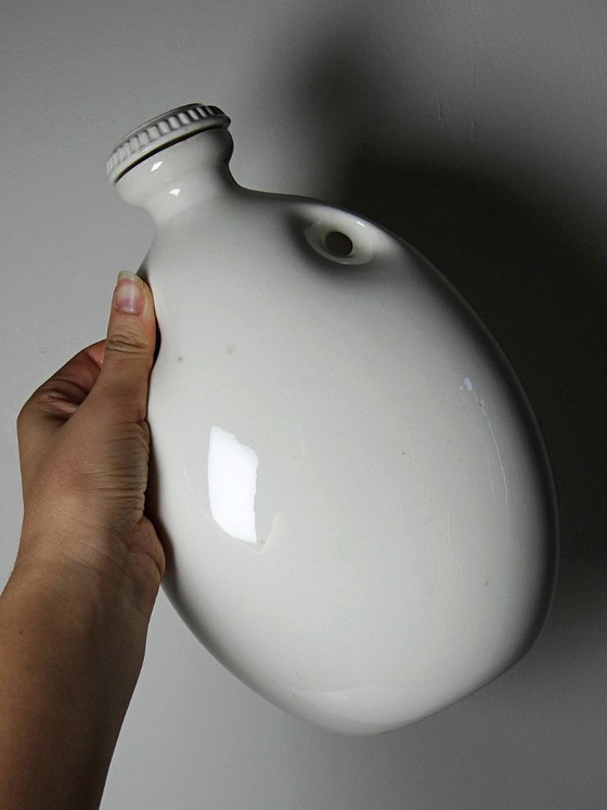 Antike Wärmflasche, The Mecca Grimwades England, Steingut, ca. 1910-1920 – Grimwades Ltd, Dekorative Objekte (photo 5 of 10)